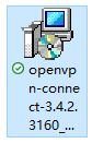 首先获取到openvpn软件，且解压。